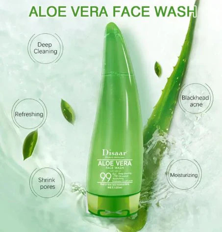 Aloe Vera Face Wash (120ml) – Gentle Daily Cleanser for Hydrated, Fresh & Glowing Skin